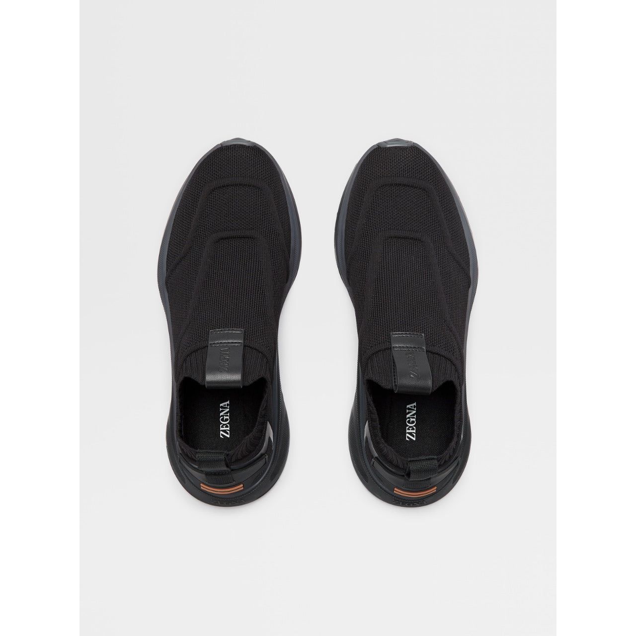 ZEGNA Black Techmerino™ Sock Slip-on Sneakers