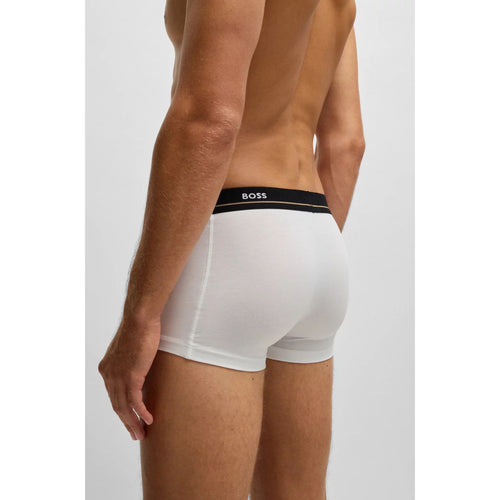 Load image into Gallery viewer, BOSS FIVE-PACK OF STRETCH-COTTON TRUNKS WITH LOGO WAISTBANDS
