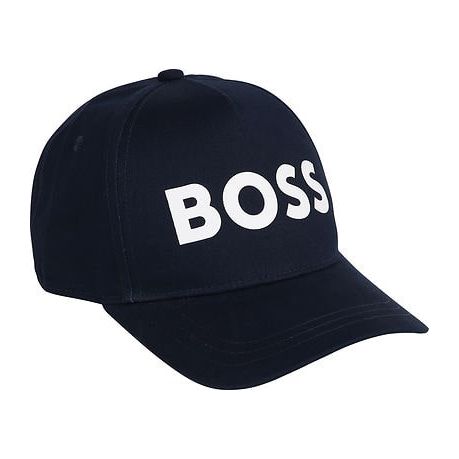 BOSS KIDS KIDS' CAP IN COTTON TWILL WITH LOGO PRINT - Yooto