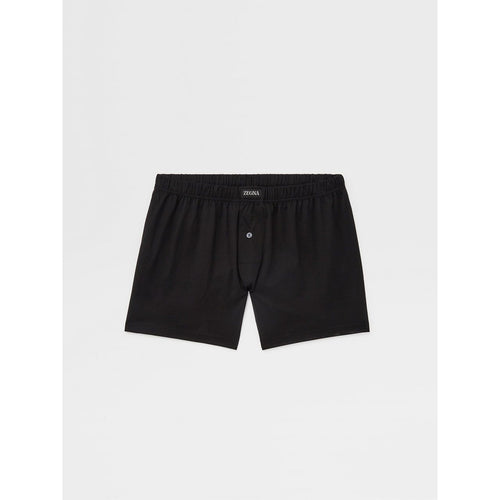 Load image into Gallery viewer, ZEGNA BLACK FILOSCOZIA COTTON BOXER
