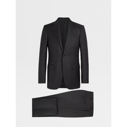 Load image into Gallery viewer, ZEGNA TROFEO PLAIN BLACK SUITE
