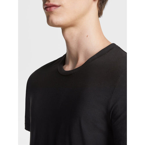 Load image into Gallery viewer, ZEGNA BLACK STRETCH COTTON T-SHIRT
