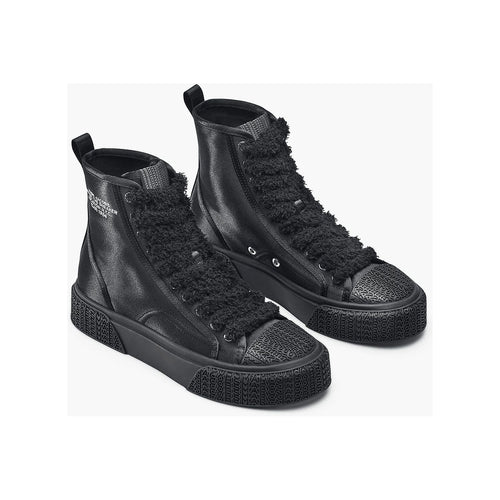 Load image into Gallery viewer, Marc Jacobs THE HIGH
TOP SATIN SNEAKER
