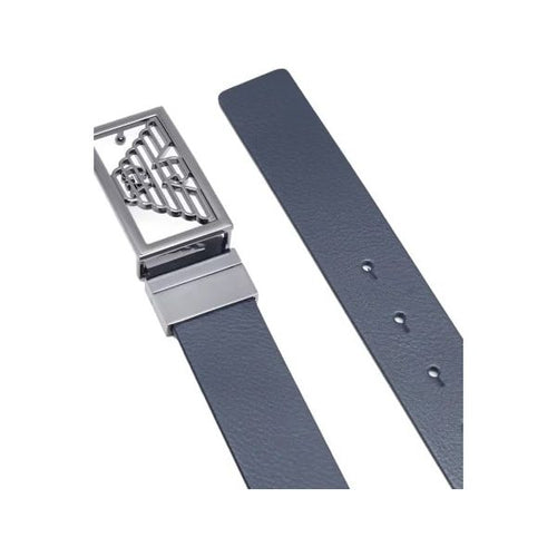 Load image into Gallery viewer, EMPORIO ARMANI TWO-TONED REVERSIBLE LEATHER BELT WITH ONE SIDE IN PALMELLATO LEATHER - Yooto
