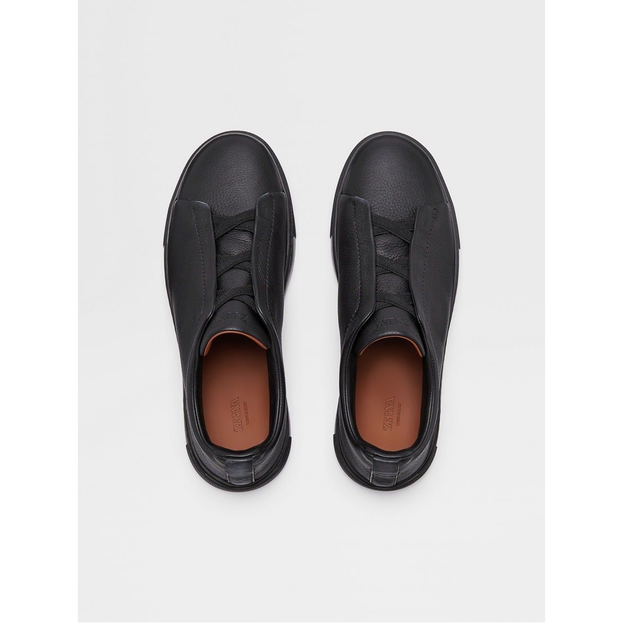 ZEGNA DEERSKIN TRIPLE STITCH™ SNEAKERS