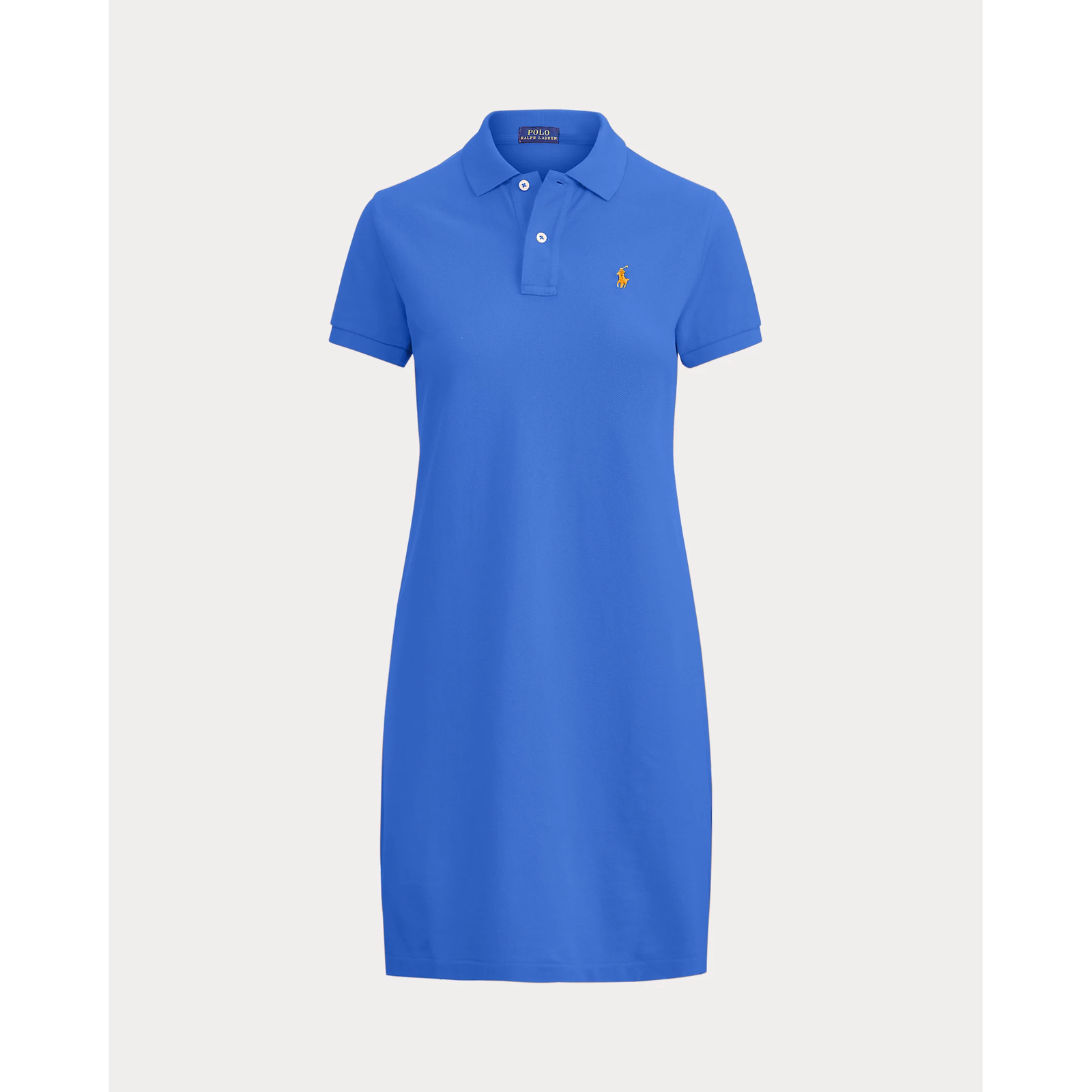 POLO RALPH LAUREN COTTON MESH POLO DRESS