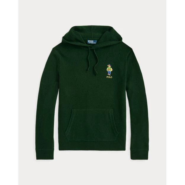 RALPH LAUREN Polo Bear Wool Hooded Jumper