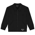 EMPORIO ARMANI Boys Black Logo Tracksuit