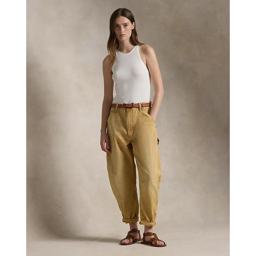 Load image into Gallery viewer, RALPH LAUREN Relaxed Tapered Canvas Utility Trouser
