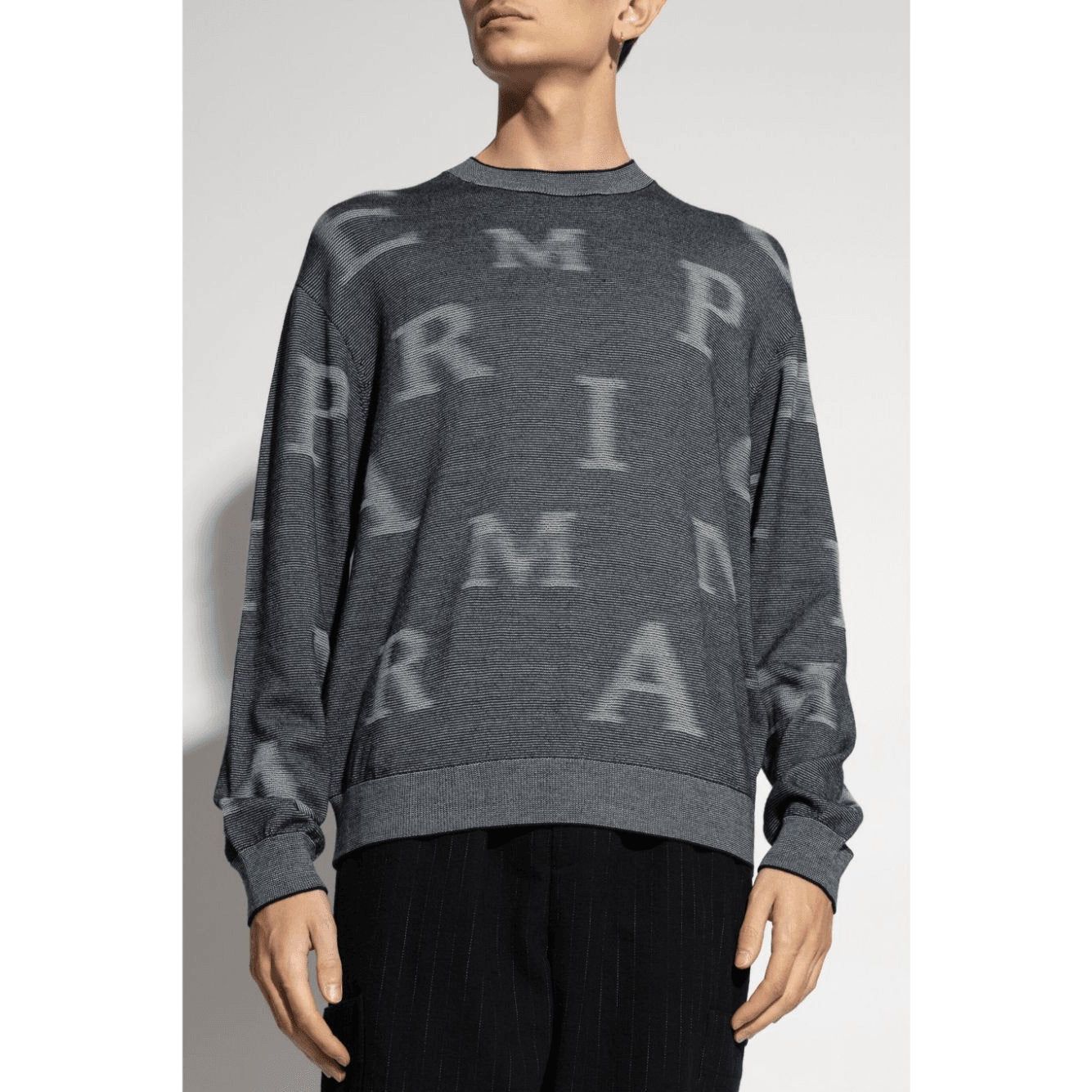 EMPORIO ARMANI monogram jumper