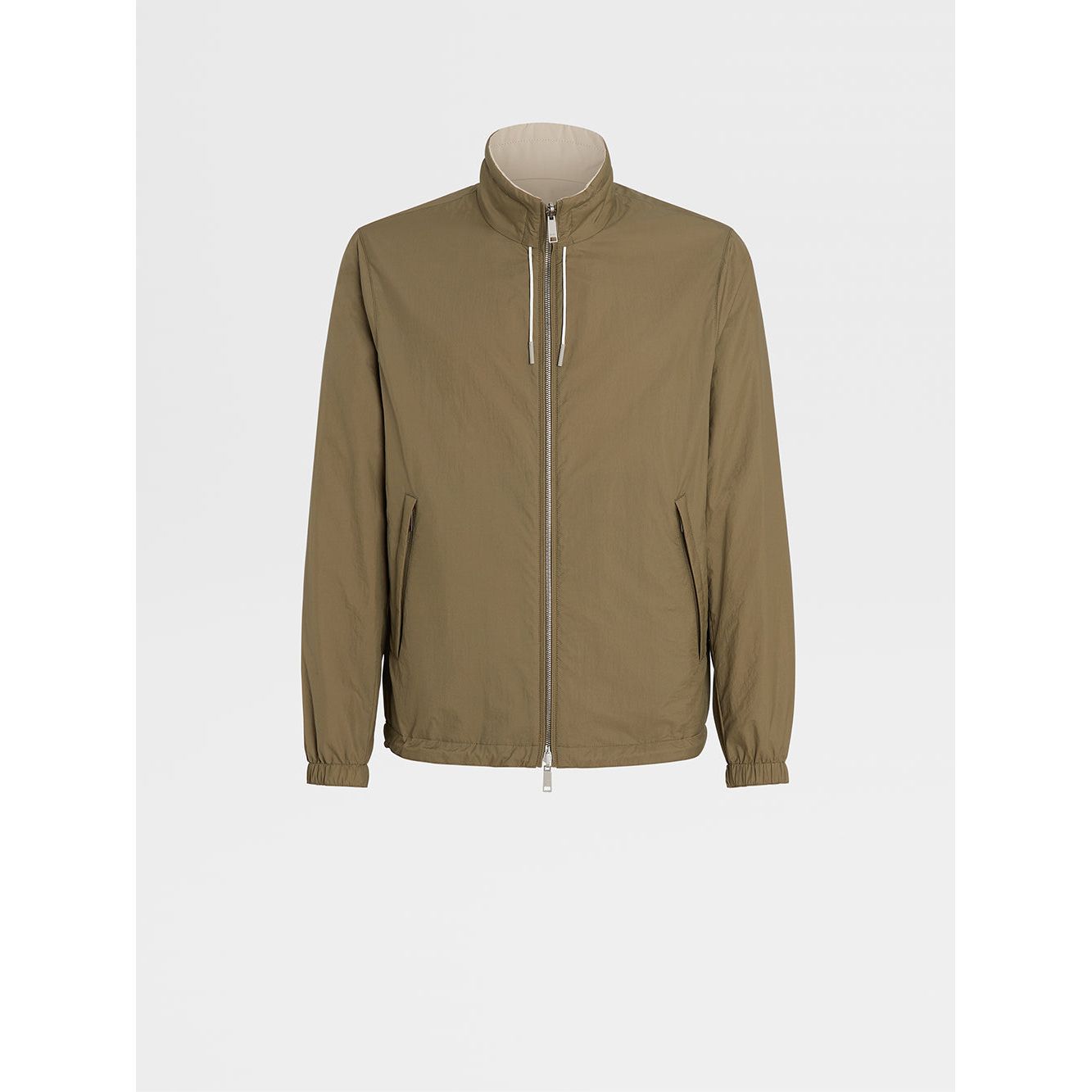 ZEGNA TECHNICAL FABRIC REVERSIBLE BREZZA BLOUSON