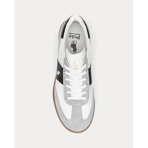 Load image into Gallery viewer, RALPH LAUREN Heritage Aera Leather-Suede Trainer
