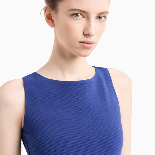 Load image into Gallery viewer, EMPORIO ARMANI Ottoman jersey sheath dress
