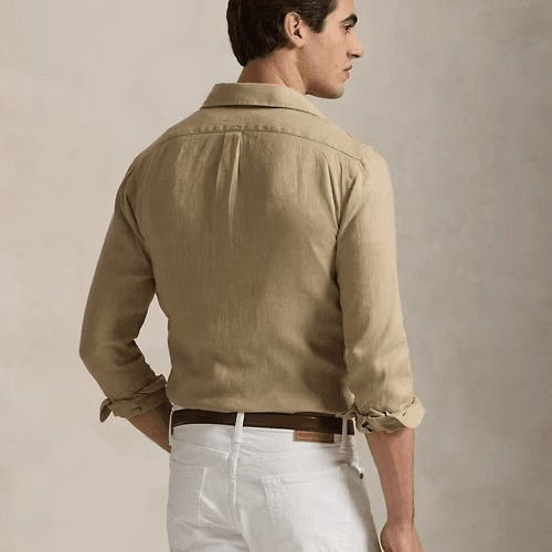 Load image into Gallery viewer, RALPH LAUREN Custom Fit Linen Shirt
