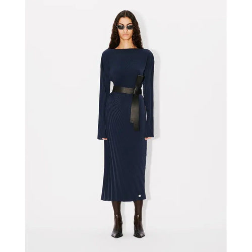 Load image into Gallery viewer, KENZO SUN-RAY PLEATS LONG DRESS
