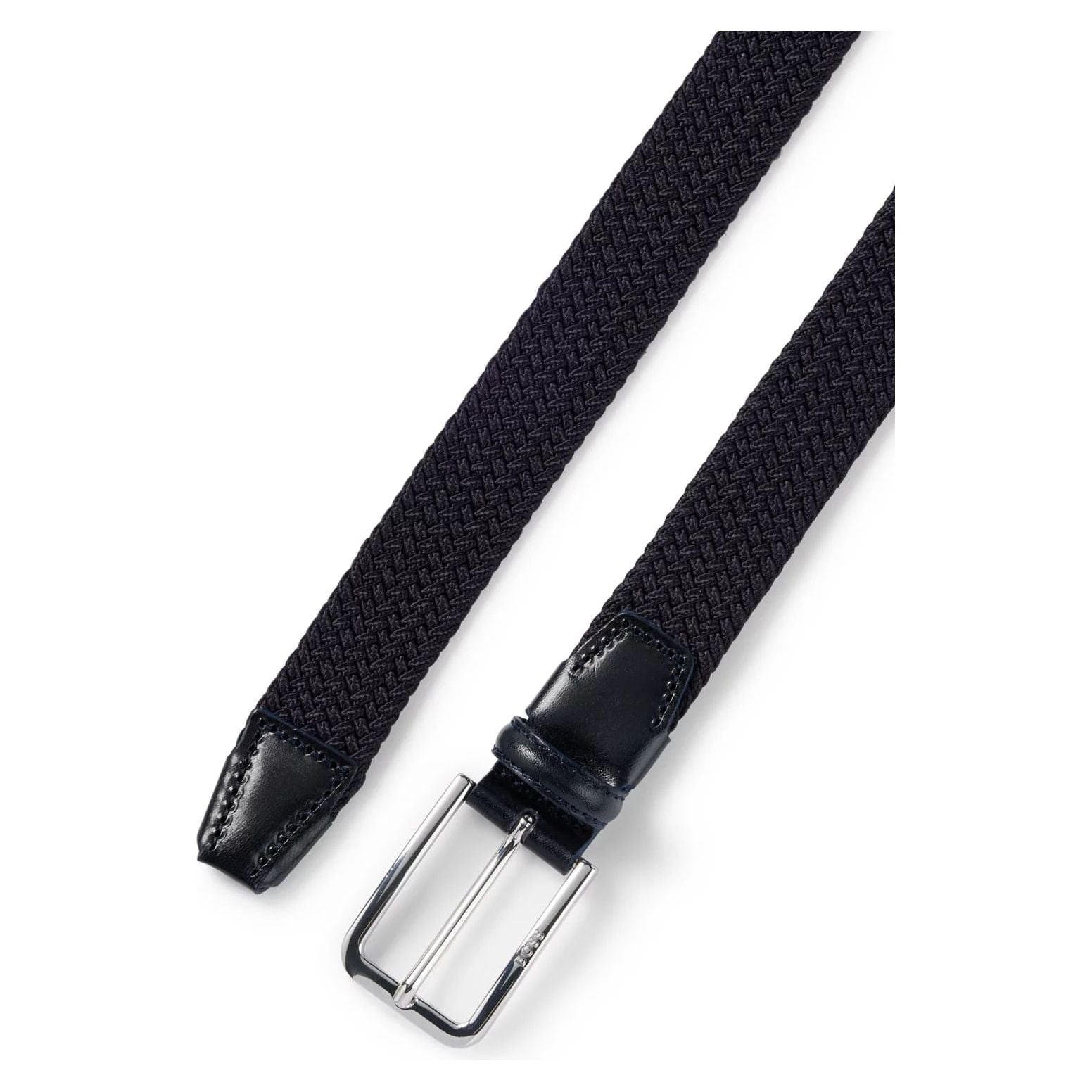 BOSS WOVEN BELT WITH LEATHER FACINGS - Yooto