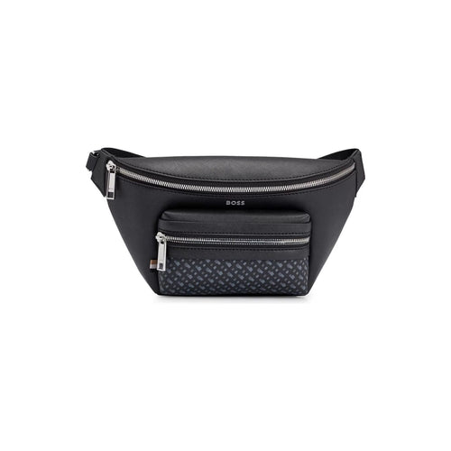 Load image into Gallery viewer, BOSS STRUCTURED BELT BAG WITH MONOGRAM-PATTERN DETAIL - Yooto
