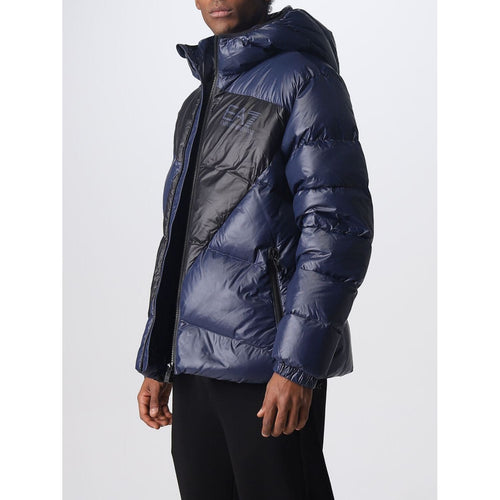 Load image into Gallery viewer, EA7 QUILTED DOWN JACKET WITH RELIEF LOGO LPRINT - Yooto
