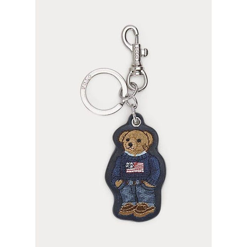 Load image into Gallery viewer, POLO RALPH LAUREN POLO BEAR LEATHER KEY FOB - Yooto
