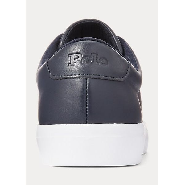 Polo Ralph Lauren Longwood Leather Trainer - Yooto