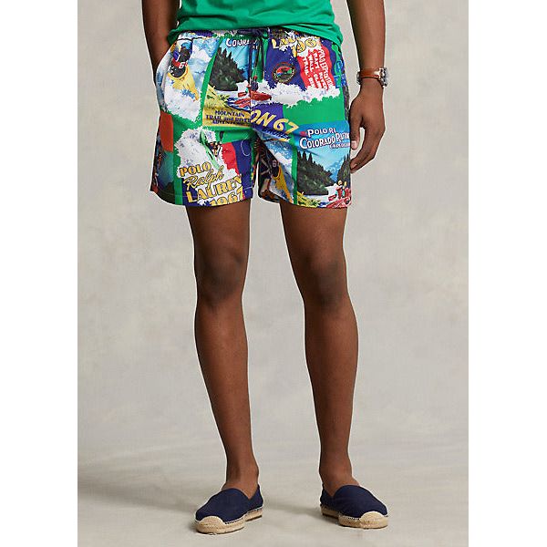 POLO RALPH LAUREN 14.6 CM TRAVELLER CLASSIC SWIMMING TRUNKS - Yooto