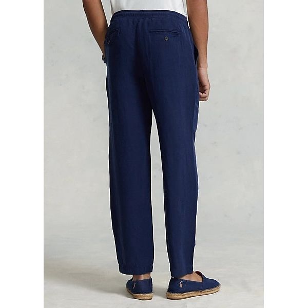 Polo Ralph Lauren Relaxed-Fit linen and silk trousers - Yooto