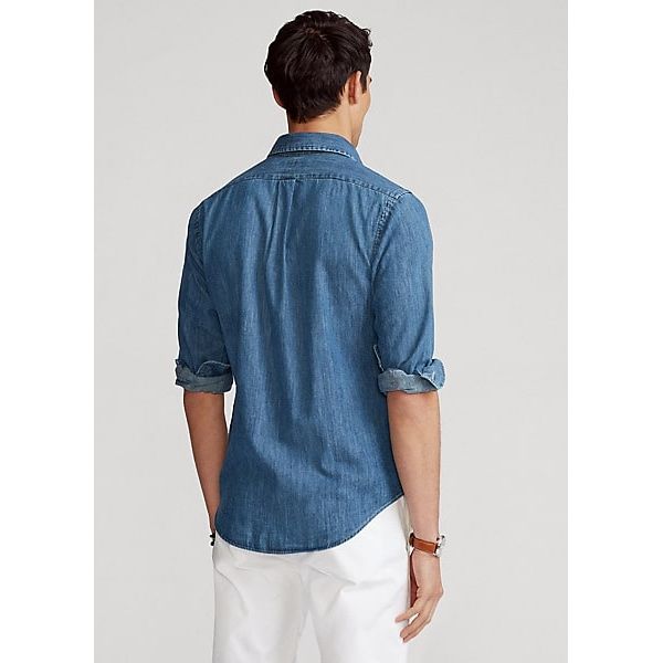 Polo Ralph Lauren Slim-Fit denim sport shirt - Yooto