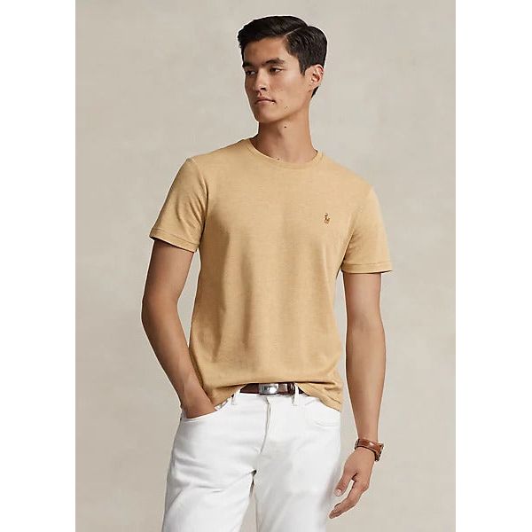 POLO RALPH LAUREN CUSTOM SLIM FIT SOFT COTTON T-SHIRT - Yooto