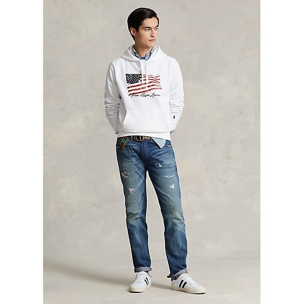 Polo Ralph Lauren American Flag Fleece Hoodie - Yooto