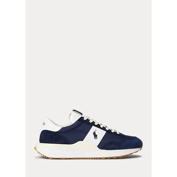 POLO RALPH LAUREN TRAIN 89 SUEDE AND OXFORD TRAINER - Yooto