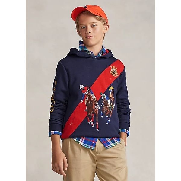 POLO RALPH LAUREN FLEECE GRAPHIC HOODIE - Yooto