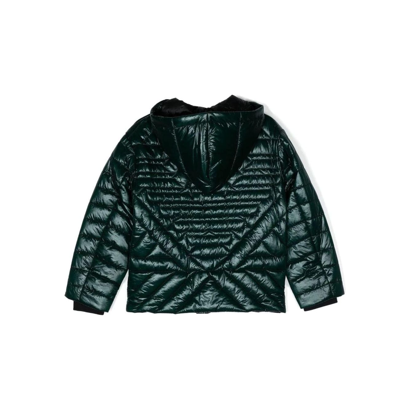 EMPORIO ARMANI KIDS  QUILTED RECYCLED-NYLON WATER-REPELLENT JACKET - Yooto