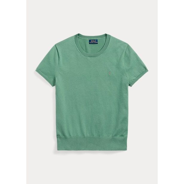 POLO RALPH LAUREN COTTON-BLEND SHORT-SLEEVE JUMPER– Yooto