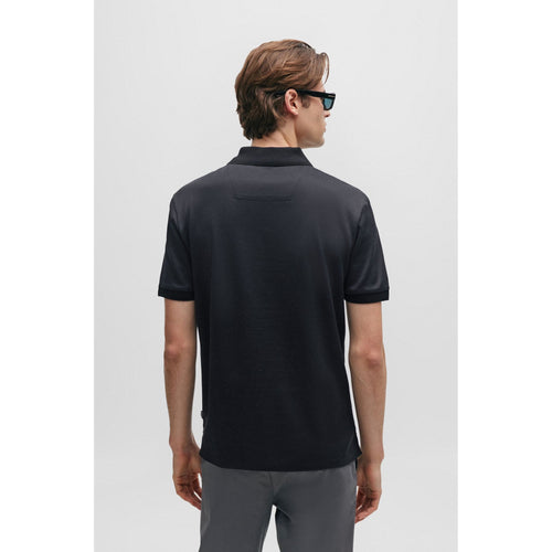 Load image into Gallery viewer, BOSS STRUCTURED-COTTON POLO SHIRT WITH MERCERIZED FINISH - Yooto
