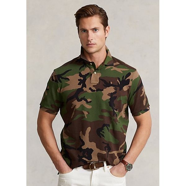 POLO RALPH LAUREN CAMO MESH POLO SHIRT Yooto