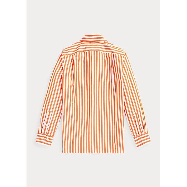 POLO RALPH LAUREN REGENT STRIPED COTTON POPLIN SHIRT - Yooto