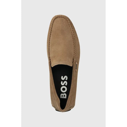 Load image into Gallery viewer, BOSS SUEDE MOCCASINS WITH LOGO DETAILS - Yooto
