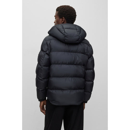 Load image into Gallery viewer, BOSS PADDED JACKET IN WATER-REPELLENT FABRIC WITH HOOD - Yooto
