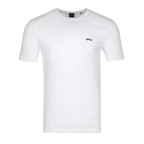 Load image into Gallery viewer, BOSS ORGANIC-COTTON T-SHIRT WITH CURVED LOGO - Yooto
