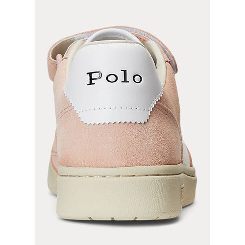 Load image into Gallery viewer, POLO RALPH LAUREN COURT LEATHER &amp; CANVAS TRAINER - Yooto
