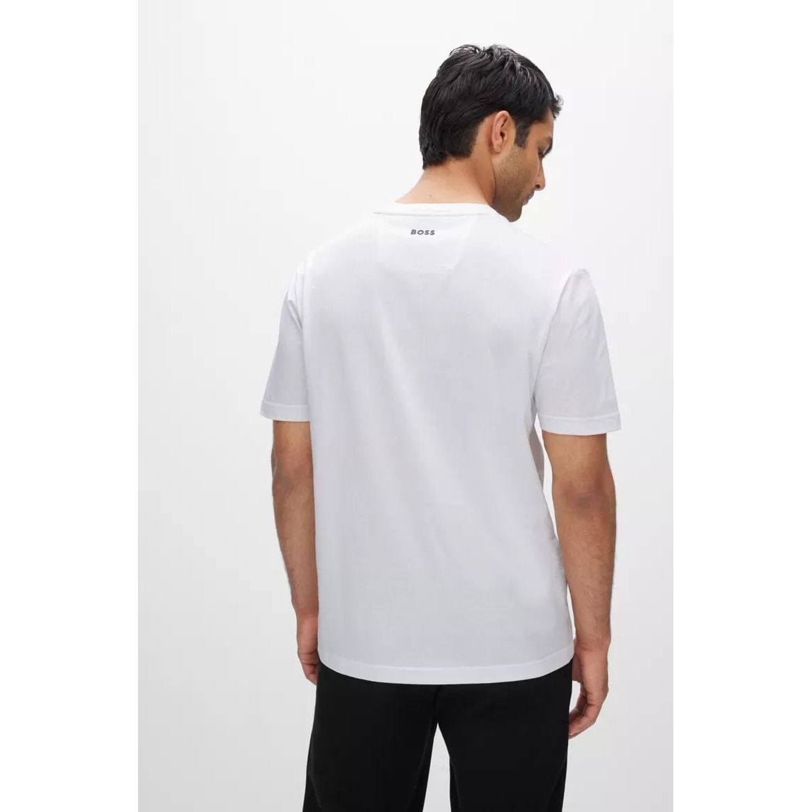 BOSS COTTON-JERSEY T-SHIRT WITH COLOUR-BLOCKED LOGO PRINT
REGULAR FIT
RESPONSIBLE - Yooto