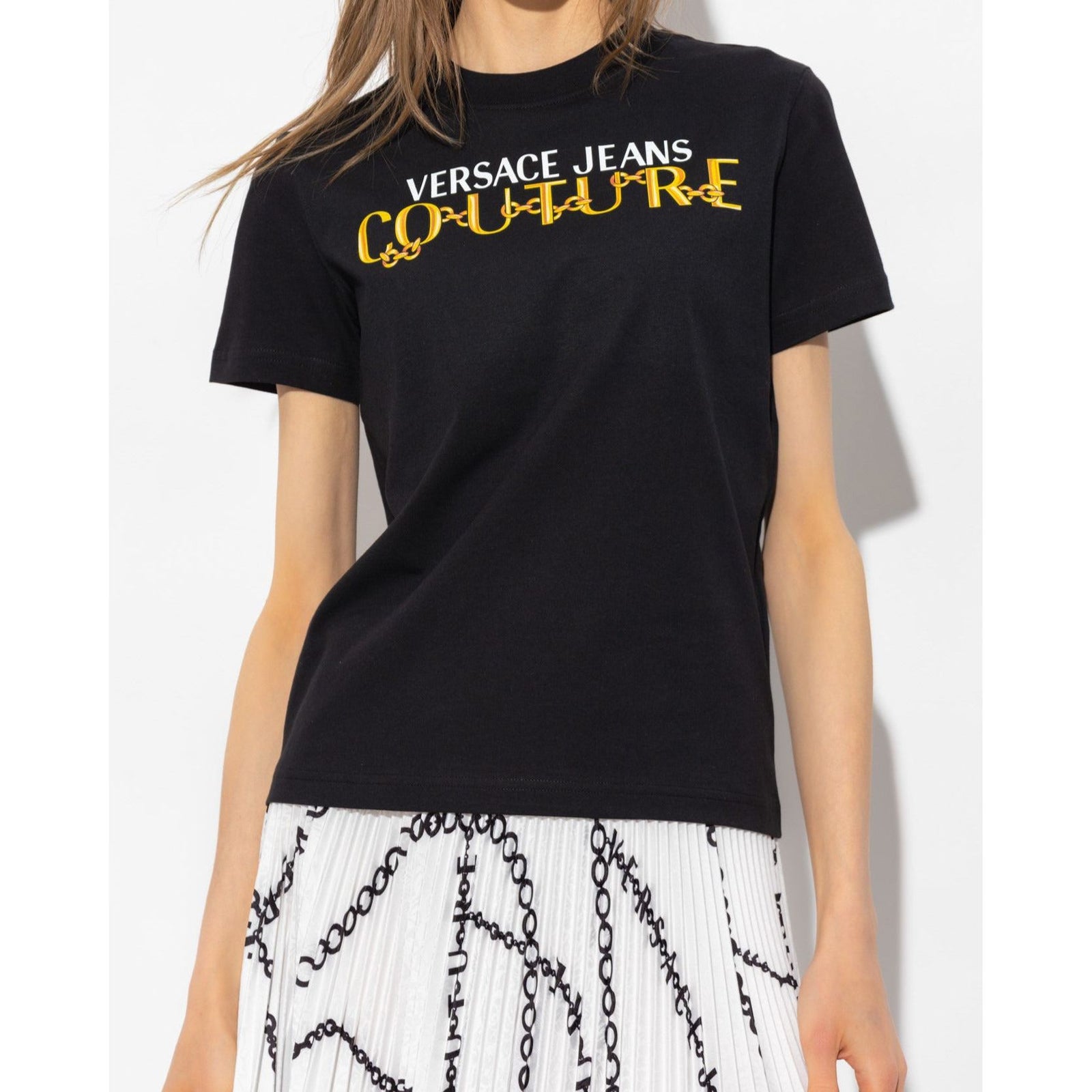 VERSACE JEANS COUTURE T-SHIRT WITH LOGO - Yooto