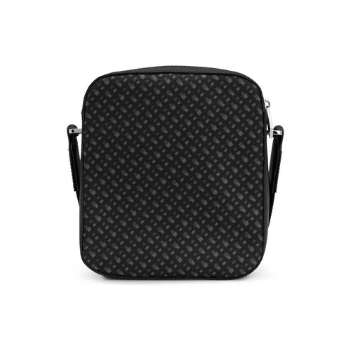 Load image into Gallery viewer, BOSS FAUX-LEATHER REPORTER BAG WITH MONOGRAM PRINT - Yooto
