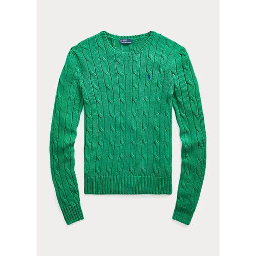 Load image into Gallery viewer, POLO RALPH LAUREN CABLE-KNIT COTTON CREWNECK JUMPER - Yooto
