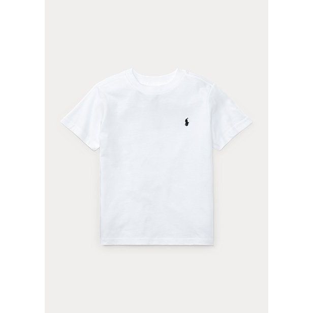 POLO RALPH LAUREN COTTON JERSEY CREWNECK T-SHIRT - Yooto