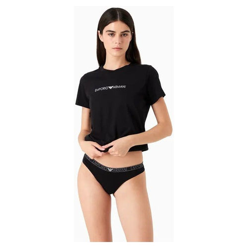 Load image into Gallery viewer, EMPORIO ARMANI SUSTAINABILITY VALUES TWO-PACK OF ORGANIC-COTTON THONGS WITH LOGO STUDS - Yooto
