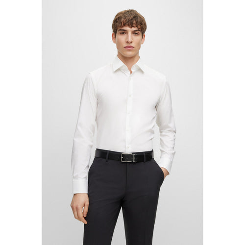 Load image into Gallery viewer, BOSS SLIM-FIT SHIRT IN EASY-IRON STRETCH-COTTON POPLIN - Yooto
