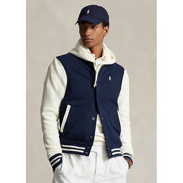 POLO RALPH LAUREN FLEECE BASEBALL JACKET Yooto