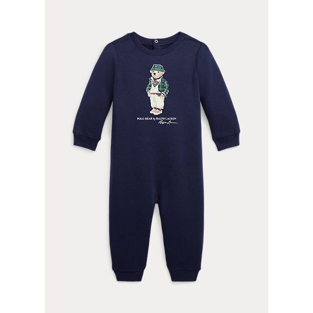 POLO RALPH LAUREN POLO BEAR FLEECE COVERALL - Yooto