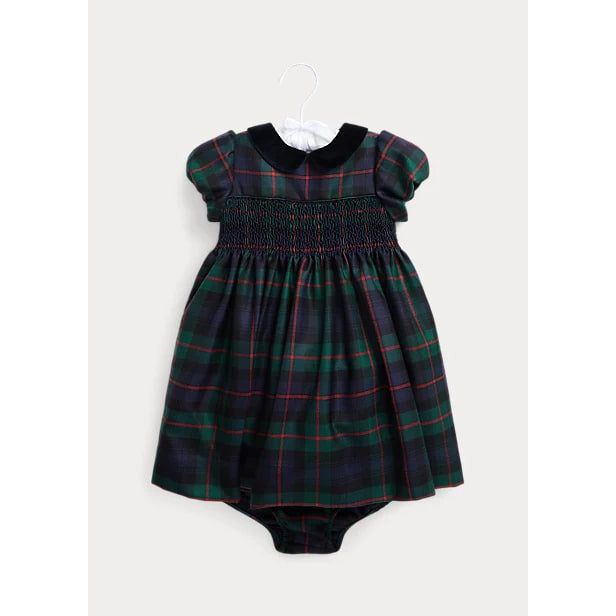 POLO RALPH LAUREN SCOTTISH WOOL DRESS WITH CULOTTES - Yooto